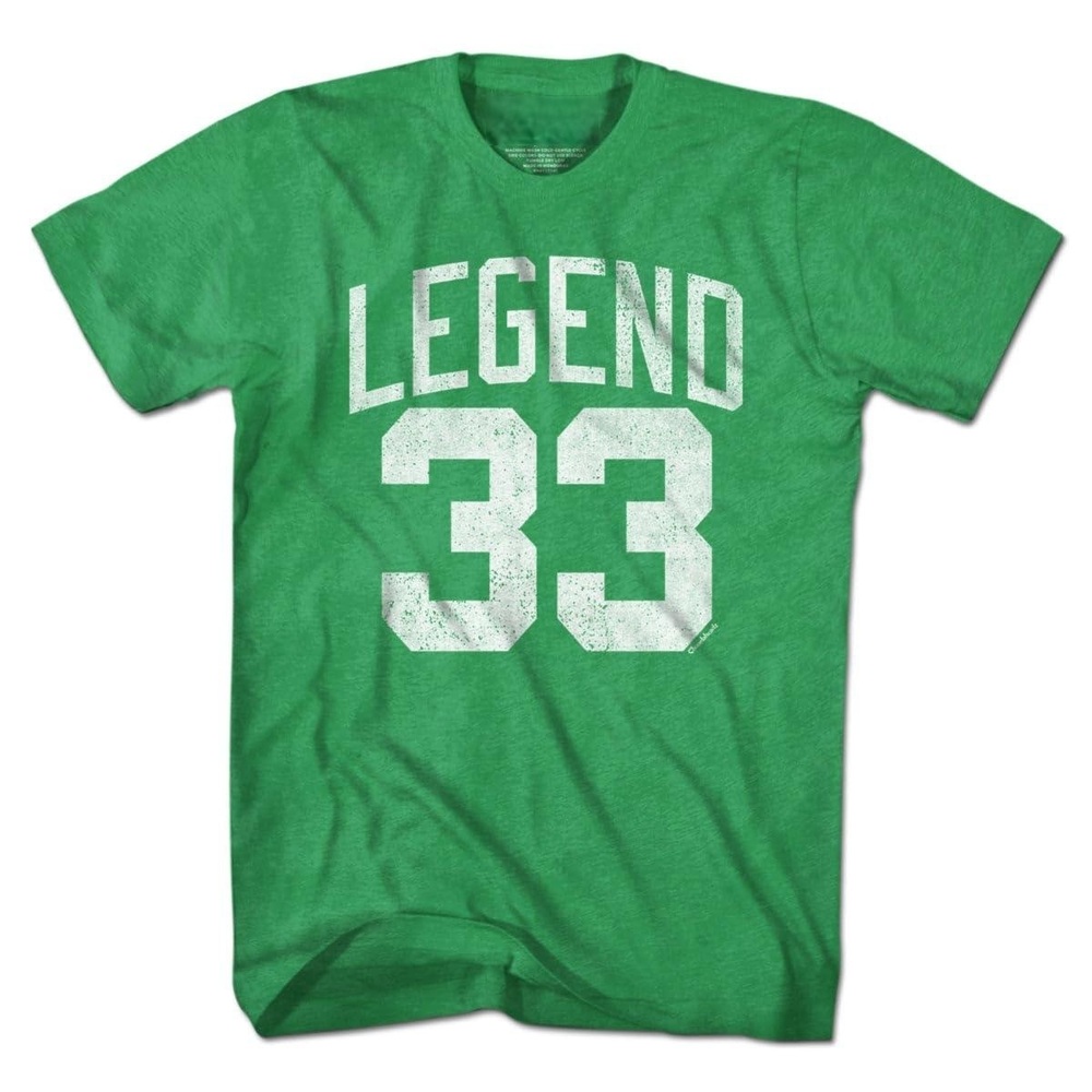 Legend 33 Alter Ego TShirt Unisex Boston Basketball Tee Soft Cotton Blend